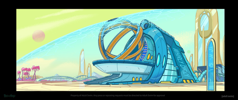 Illustration for article titled Aww Gee, Here's Some Rick & Morty Behind-The-Scenes Art